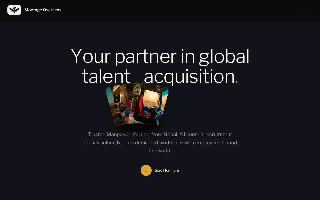 Montage Overseas — live site