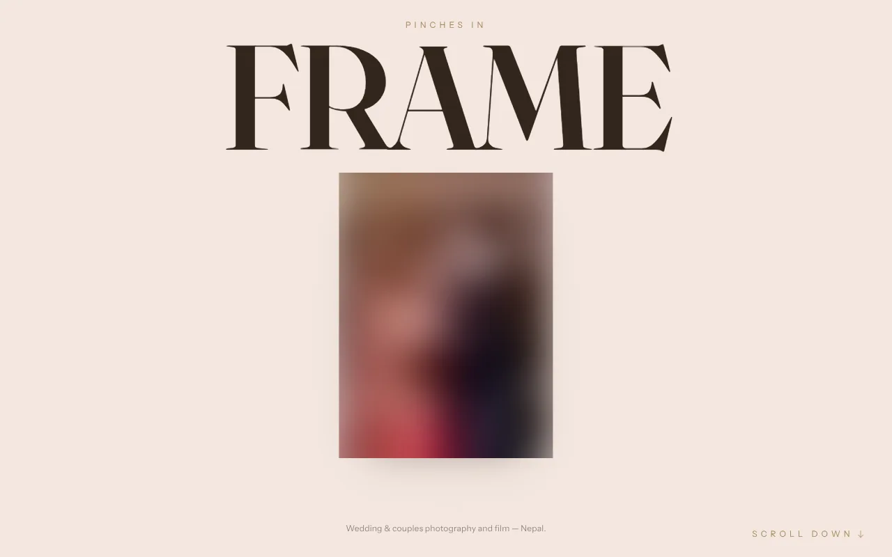 Pinches In Frame — live site